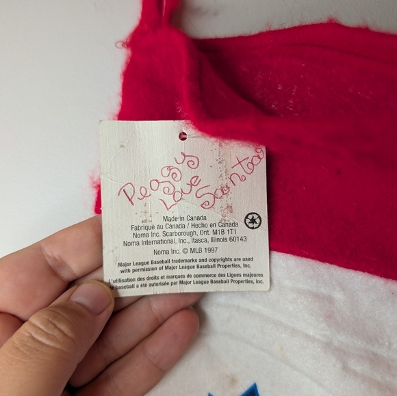 NWT Vintage Noma 1997 Blue Jays MLB Christmas Stocking - Picture 4 of 7